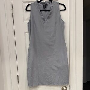 Papillion Gray Sleeveless Midi Dress